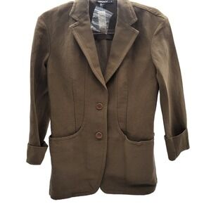 NWT Unique Fashion Forward Rare‎ DKNY Linen Blend Blazer Womens Sz 4